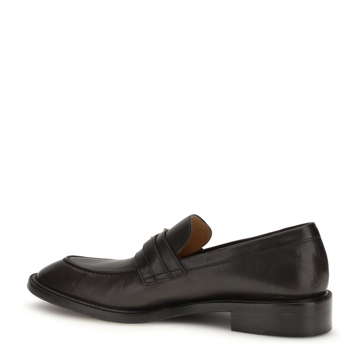 Leather Loafers With Medusa Accessory - Image 3
