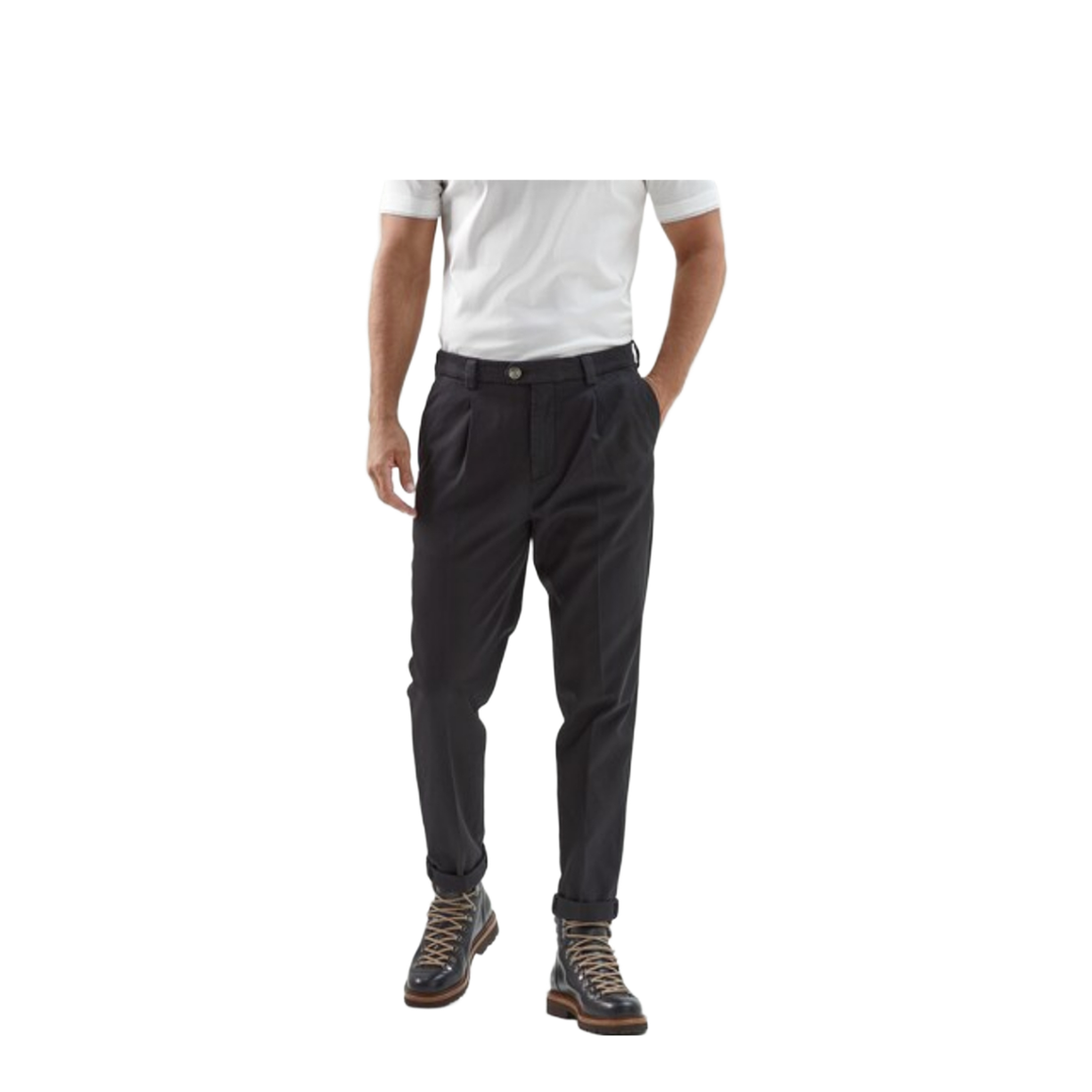 Black Cotton Pants - Image 3