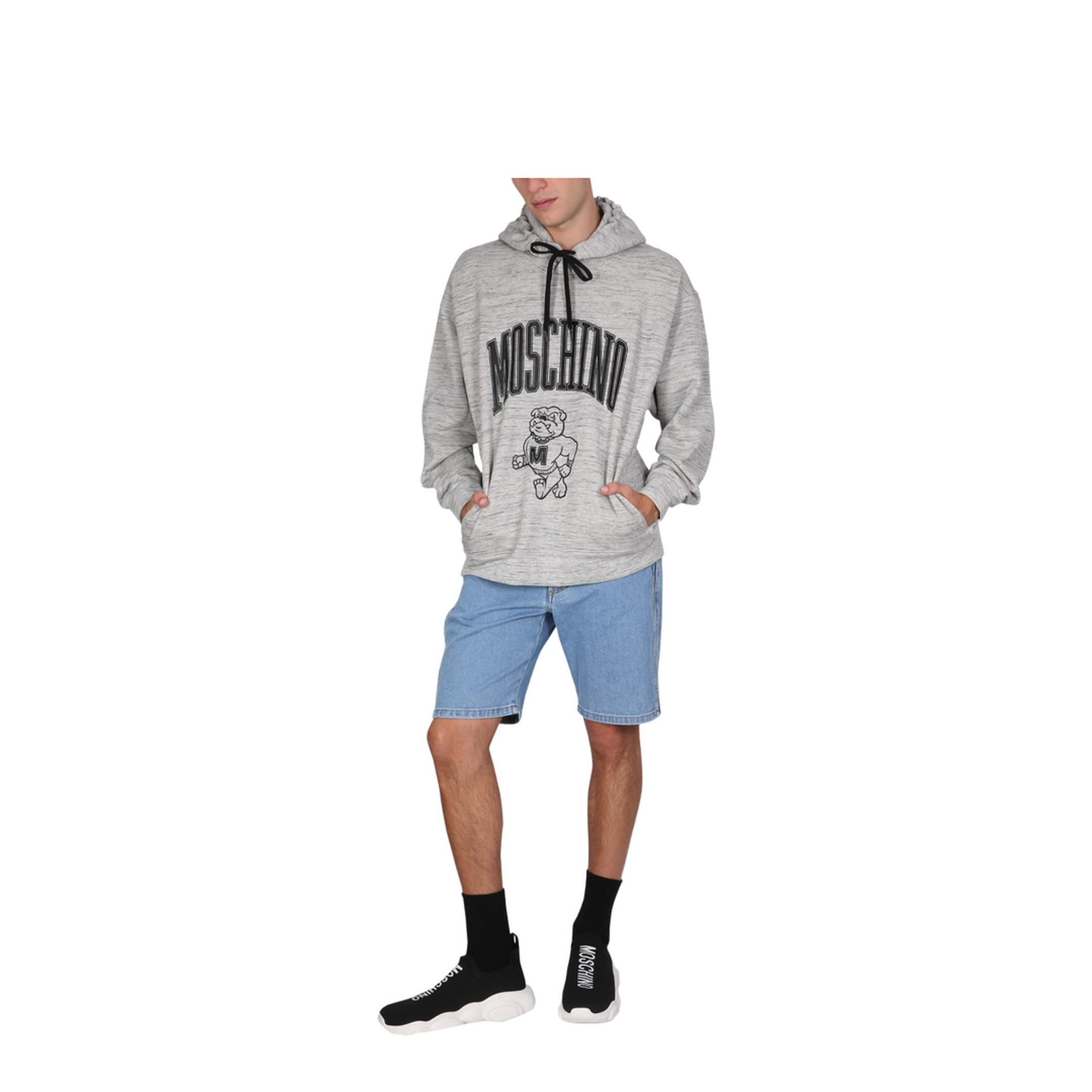 College Hoodie - Grey - Image 2