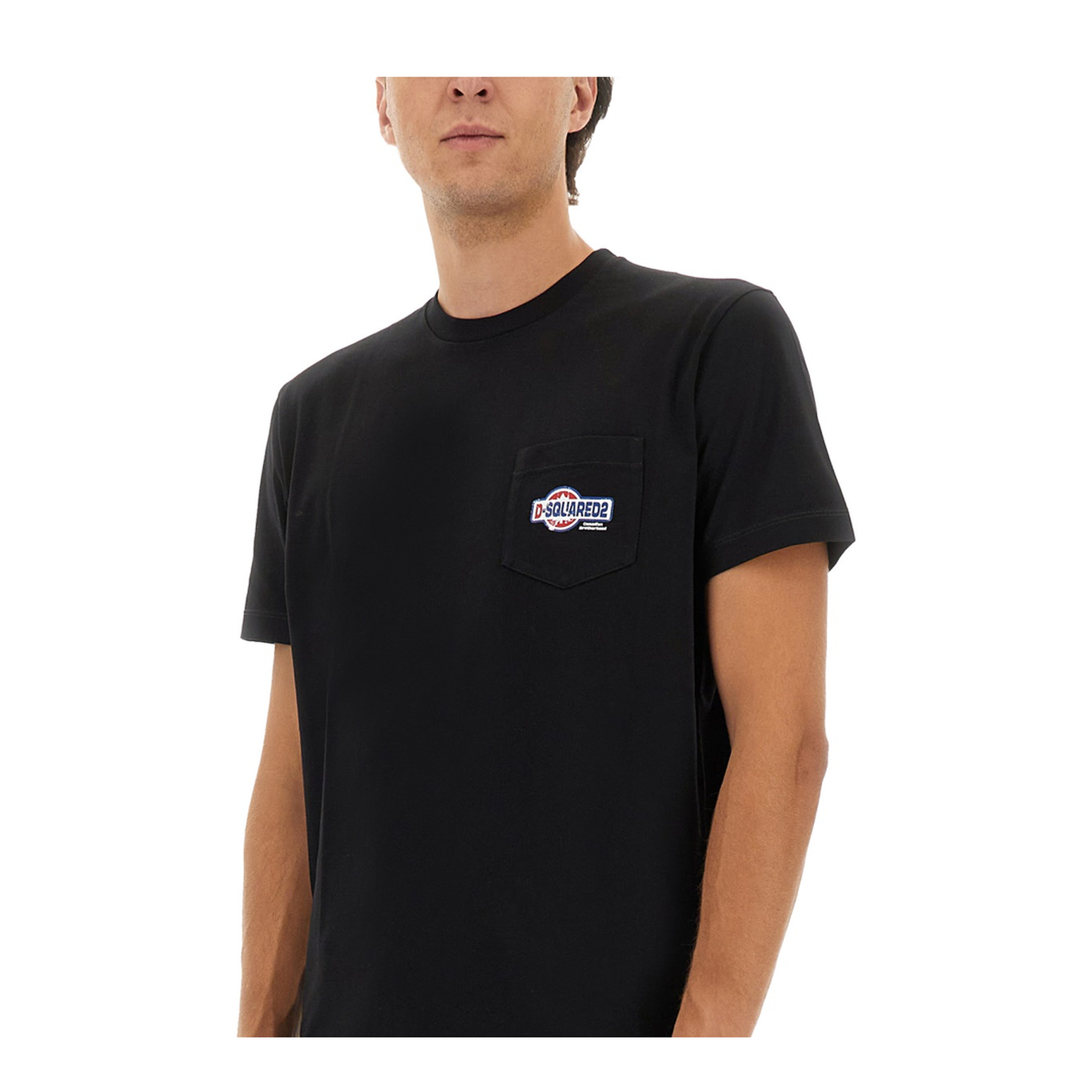 T-Shirt with Pocket and Logo - Image 4