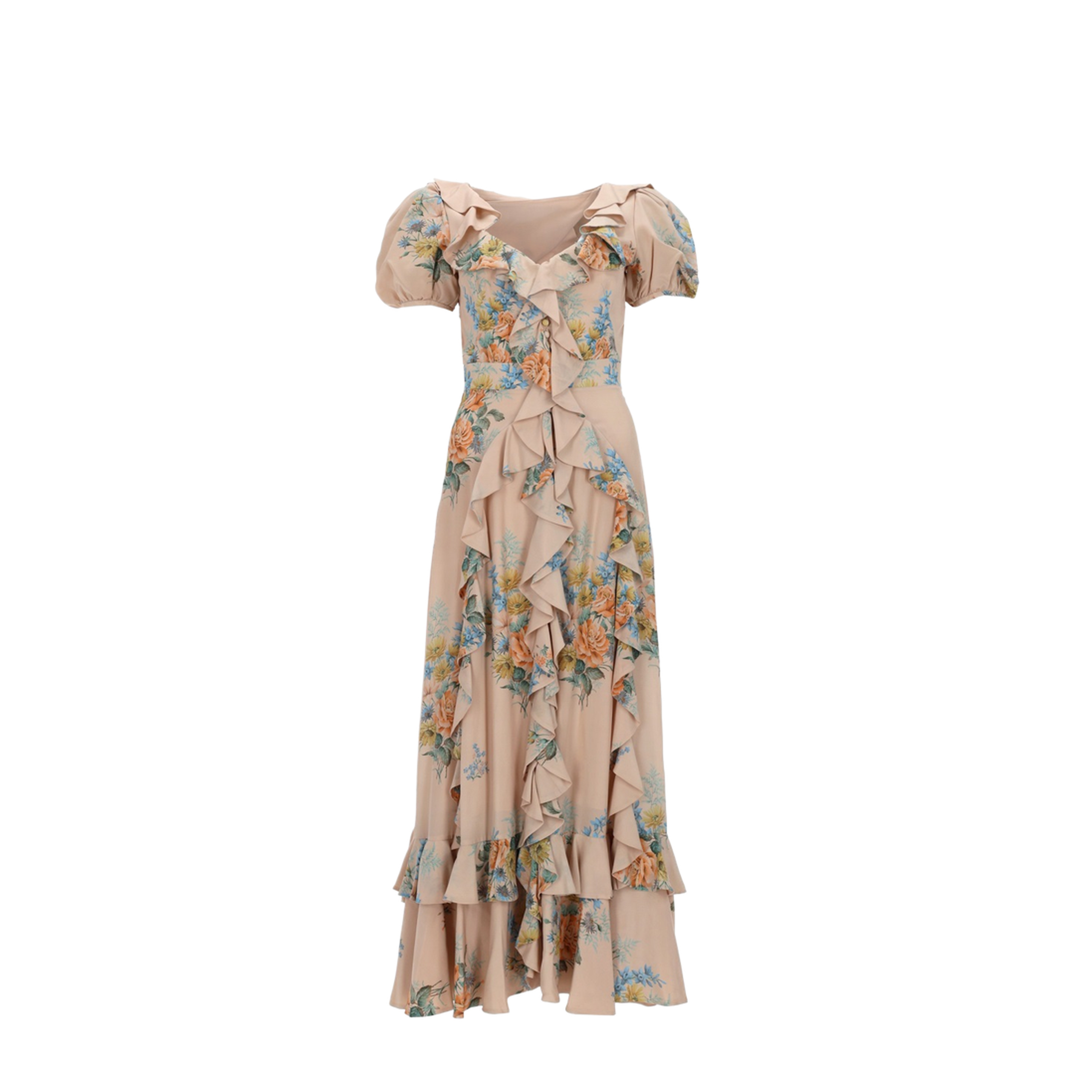 Pink Silk Dress - Image 1