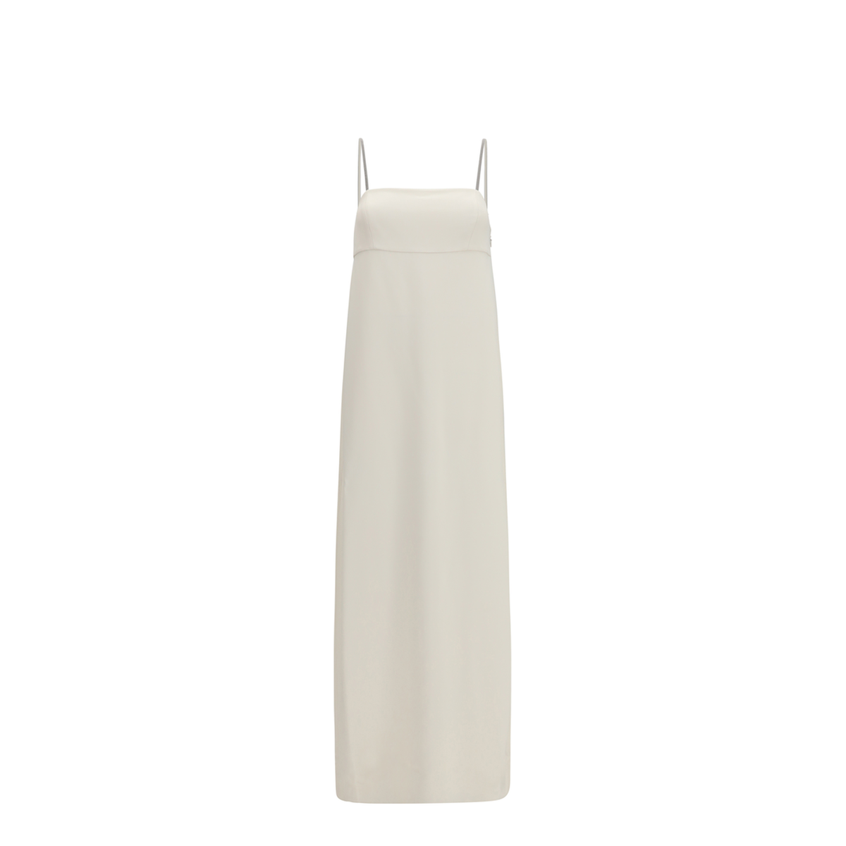 Long Silk Dress With Monili Chain - Image 1