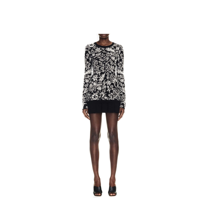 Floral Sleeves Dress - Image 2