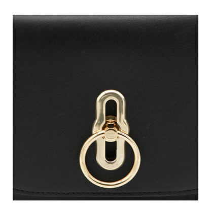 Amberley Small Supple Smooth Leather Top Handle Bag - Black - Image 8