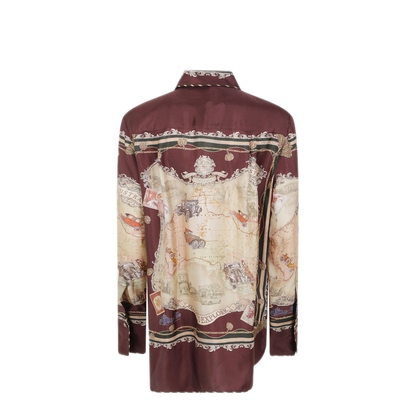 Valiant Printed Silk Shirt - Image 3