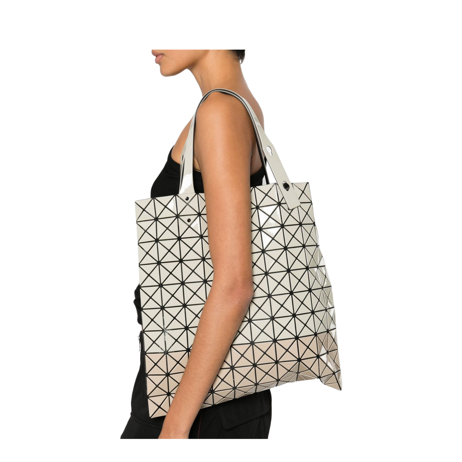 Prism BiColor Shopping Bag White - Image 3