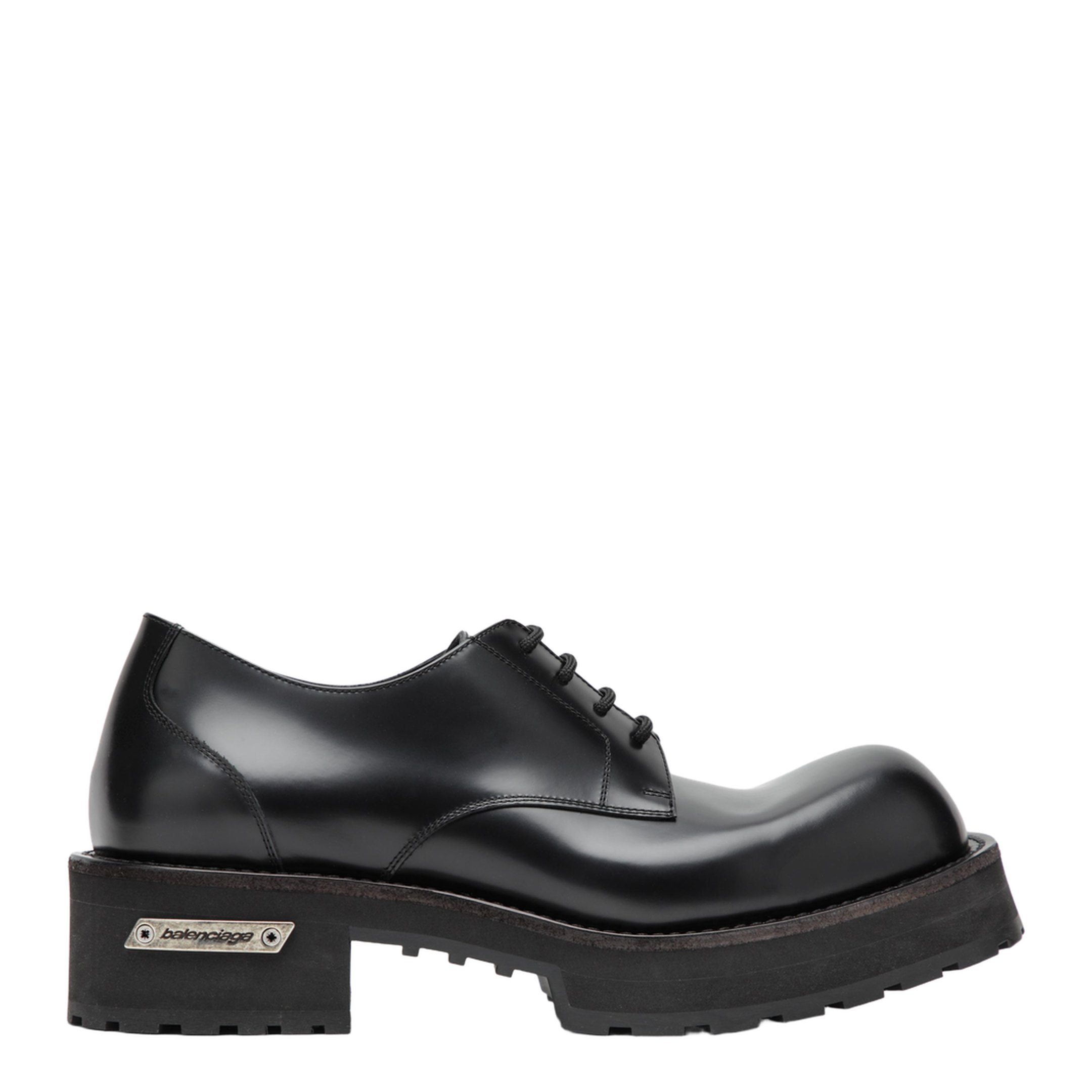 Denom Derby Shoes in Calfskin Leather - Image 1