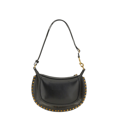 Oskan Moon Calfskin Shoulder Bag - Black - Image 6