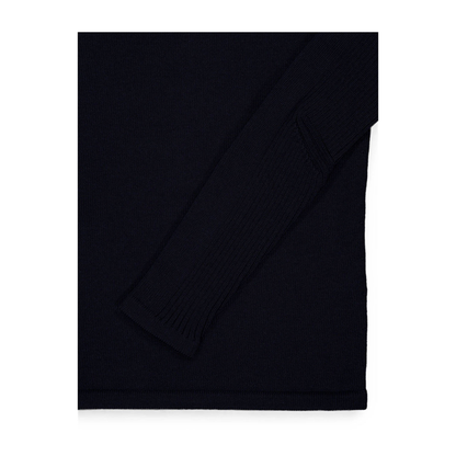 Wool Sweater With Nylon Patch Pocket - Image 4