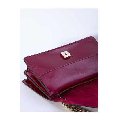 Dionysus Small Shoulder Bag in Rosso Ancora - Image 4