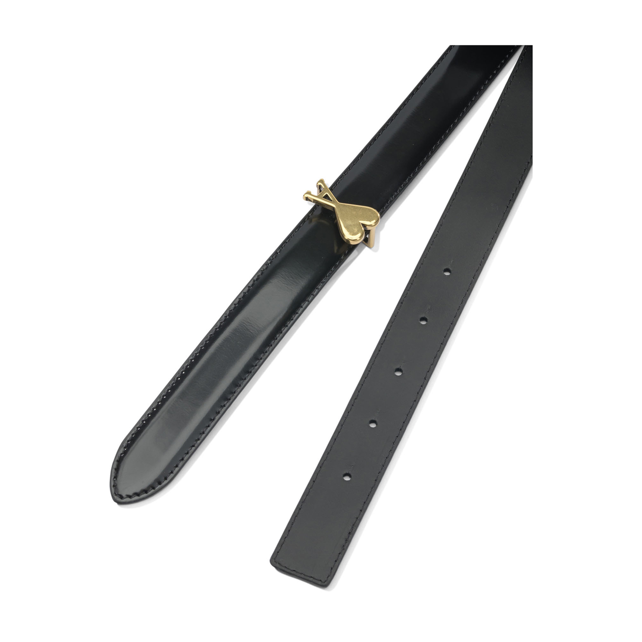 Leather Belt With Buckle - Image 2