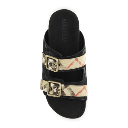 Urchin Suede Check Sandals - Image 4