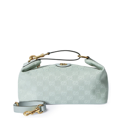 Vanity Medium Canvas Handbag - Blue - Image 4