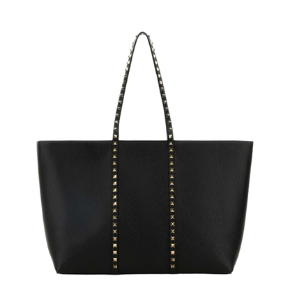 Garavani Rockstud Leather Medium Tote - Image 1