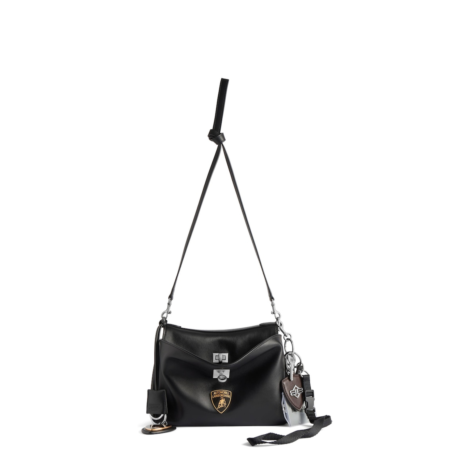 Messenger Bag Leather Black - Image 2