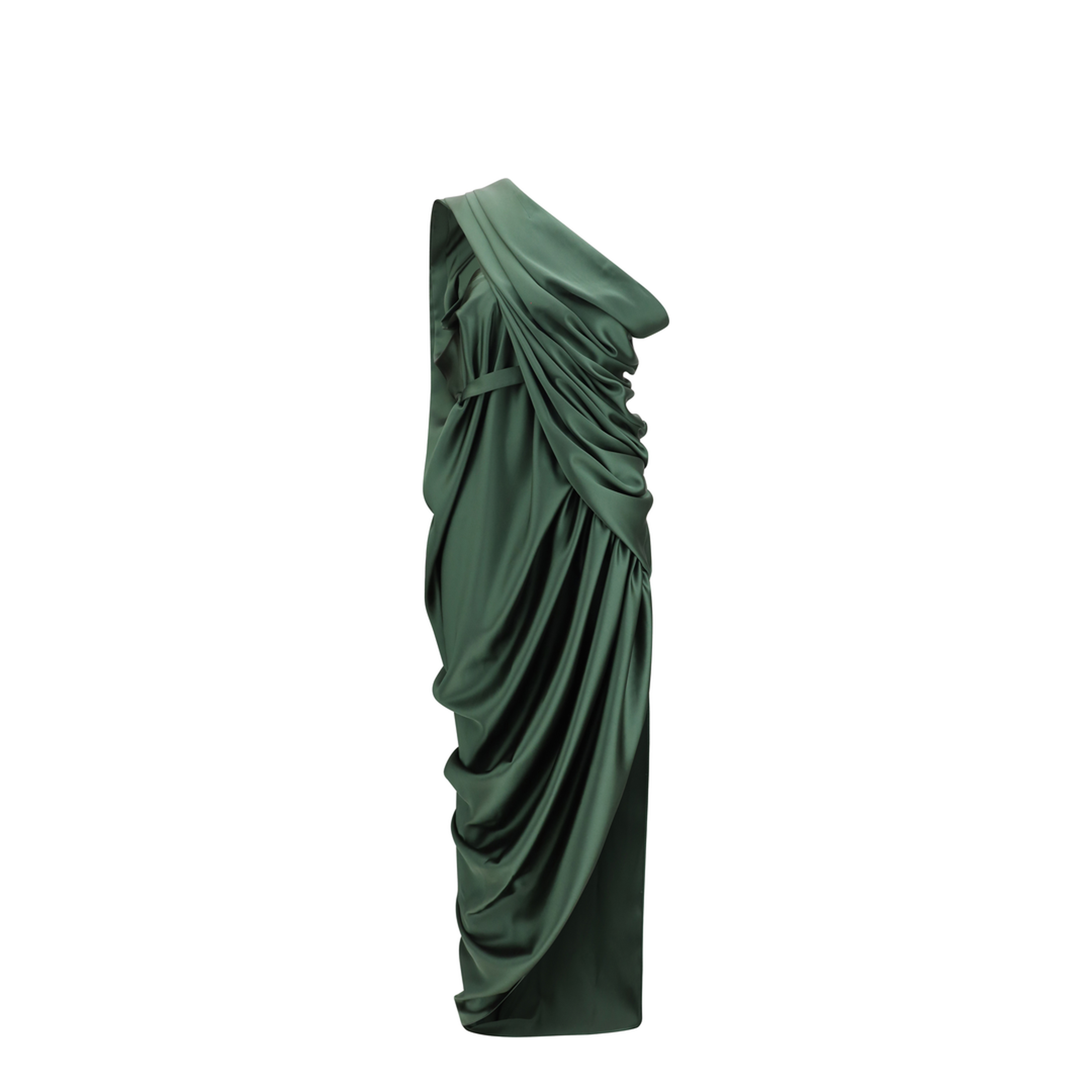 Draped Midi Dress - Image 1