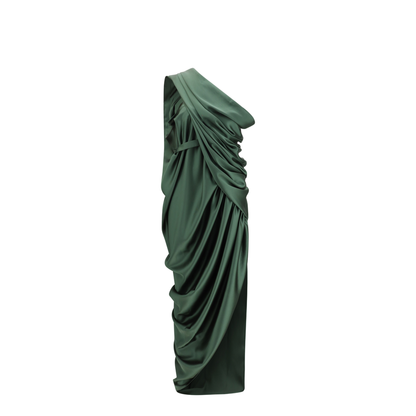 Draped Midi Dress - Image 1