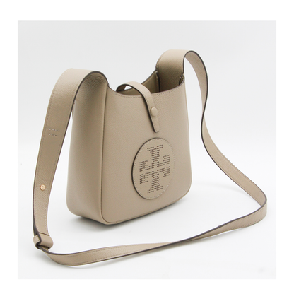 Miller Swing Medium Pebbled Leather Crossbody Bag - Soft Cement - Image 4