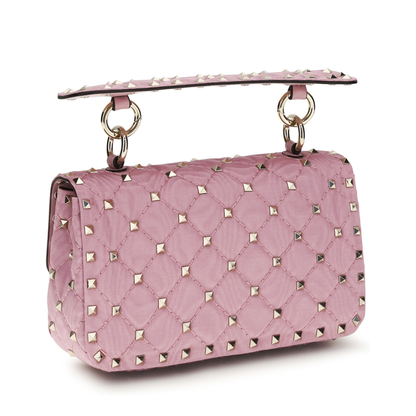 Rockstud Spike Leather Shoulder Bag - Image 3