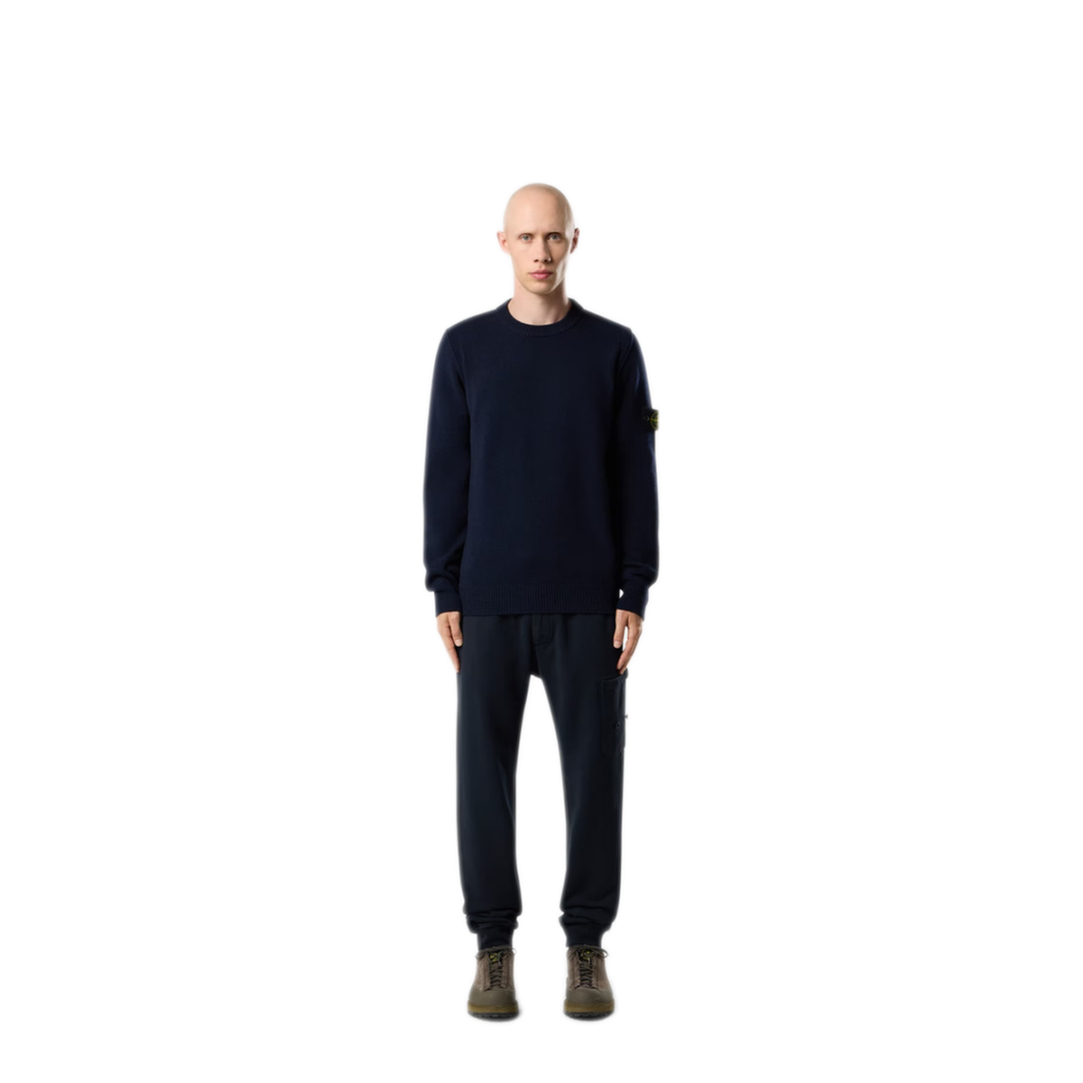 Sweater Crewneck With Logo Patch - Image 2