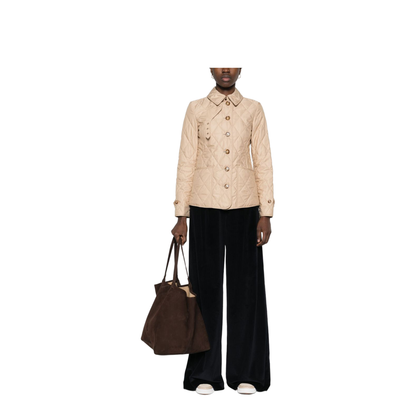 Fernleigh Quilted Jacket With Check Lining - Image 5