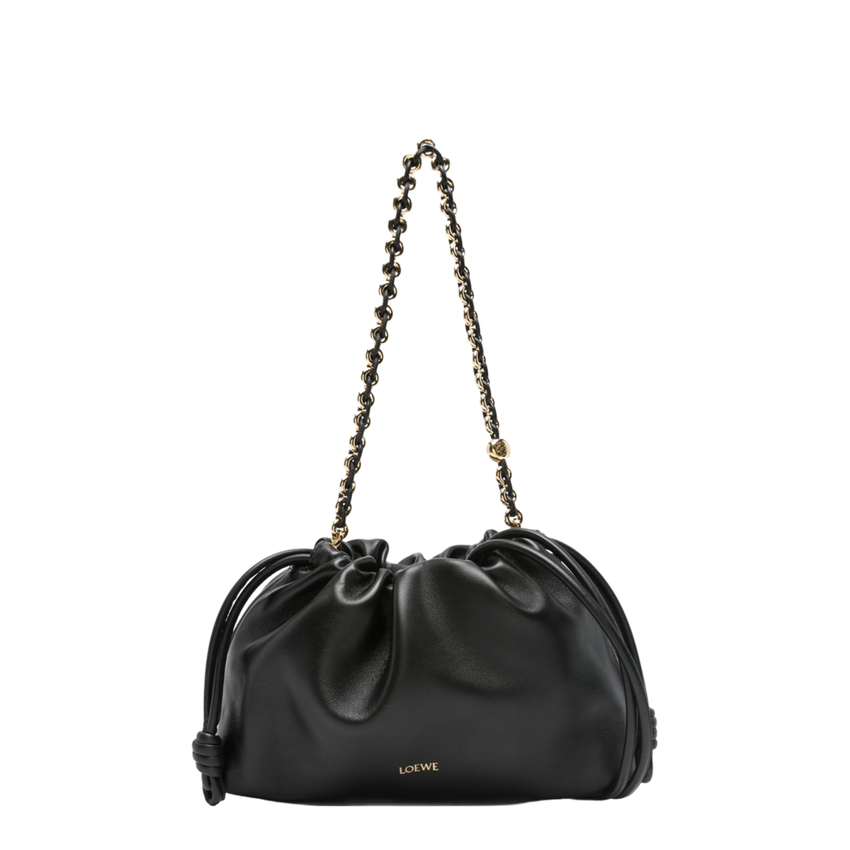 Flamenco Medium Nappa Lambskin Purse - Black - Image 1