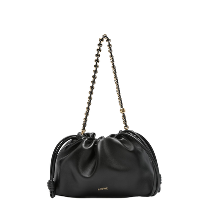 Flamenco Medium Nappa Lambskin Purse - Black - Image 1