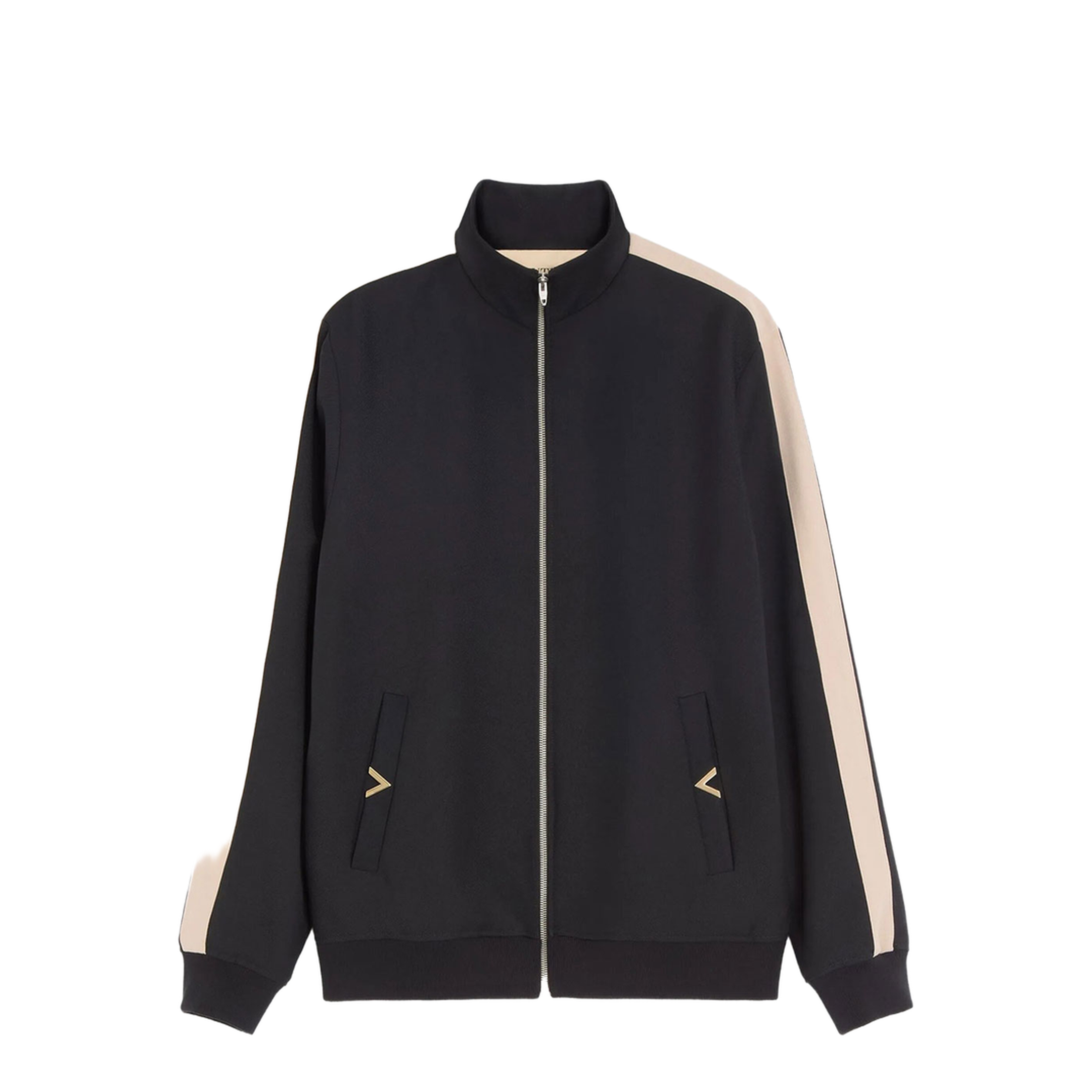Nylon Sweatshirt with Vgold - Image 1