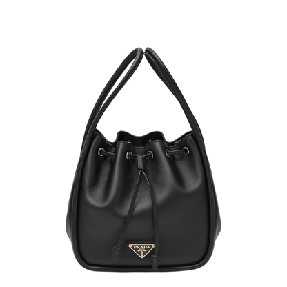 Darling Small Leather Bucket Bags - Nero - Image 1