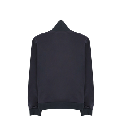 Blue Full Zip Jacket With Zip Closure - Image 3