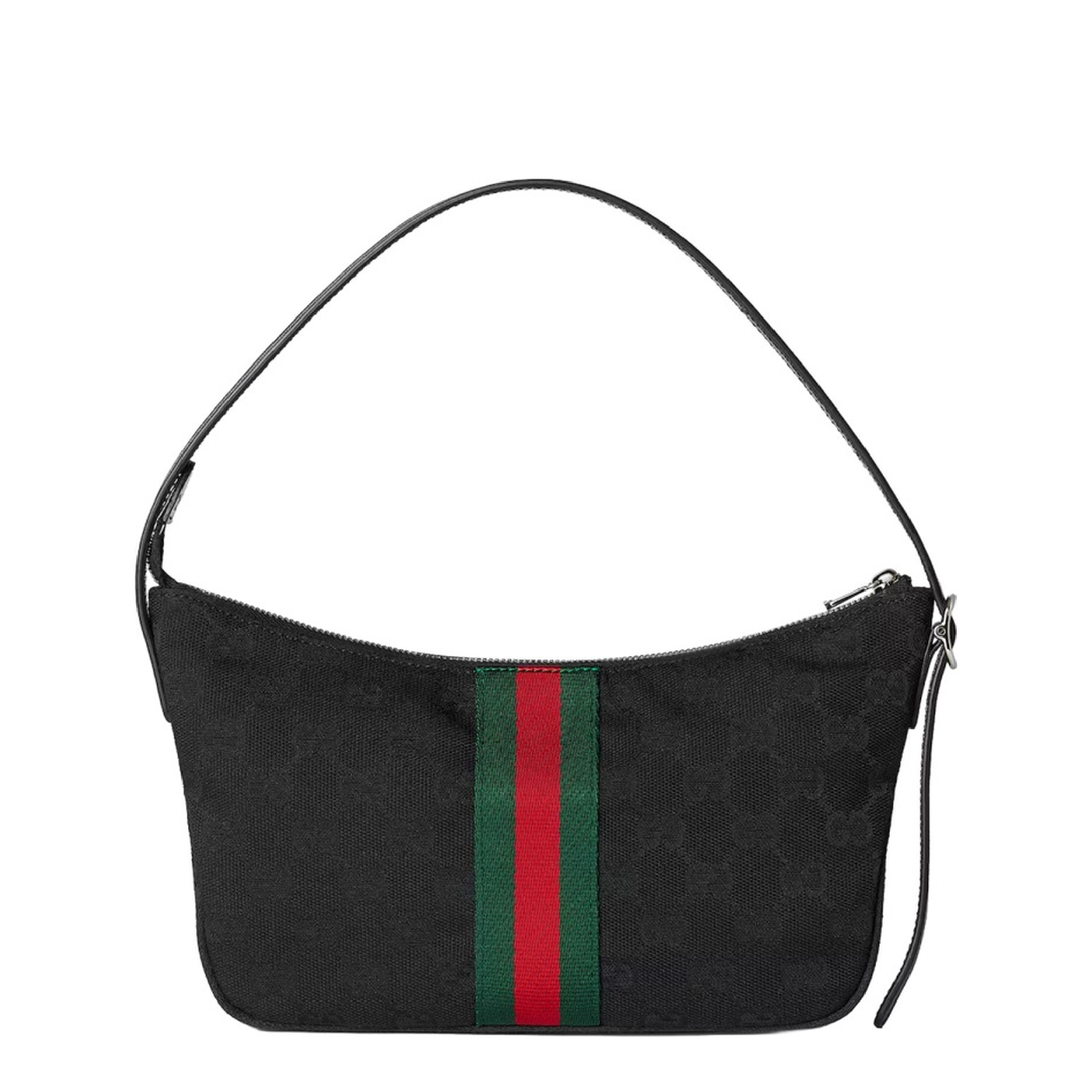 Lunetta Small GG Canvas Crossbody - Black - Image 2
