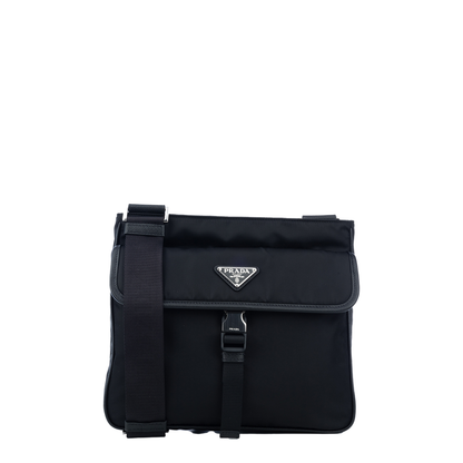 Black Nylon Crossbody Bag - Image 3