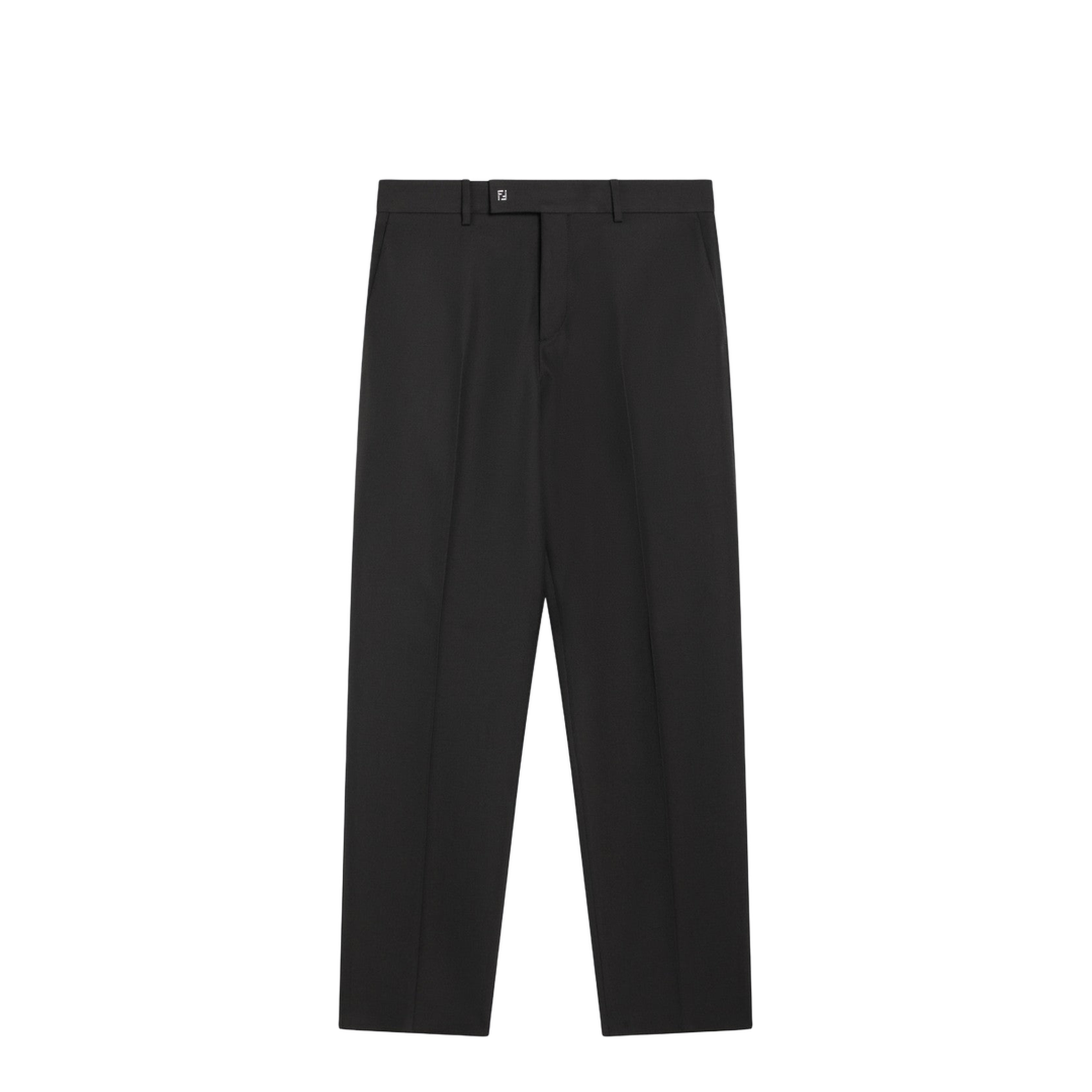 Brown wool trousers - Image 1