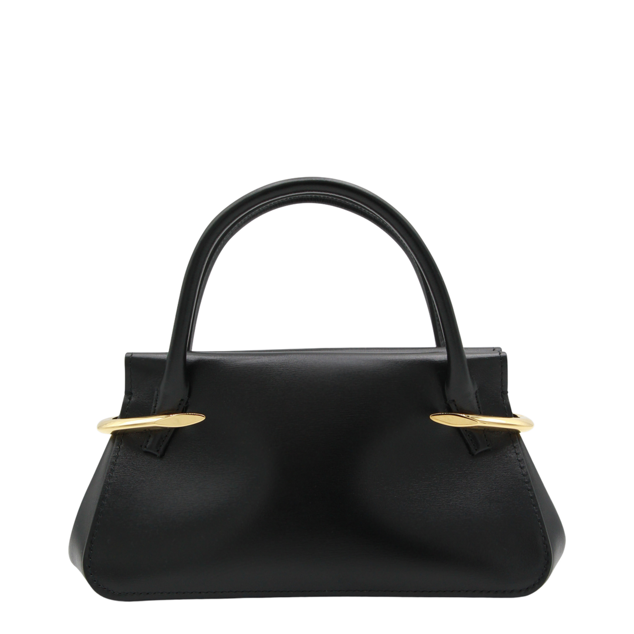 Pinch Mini Handbag Leather Black - Image 5