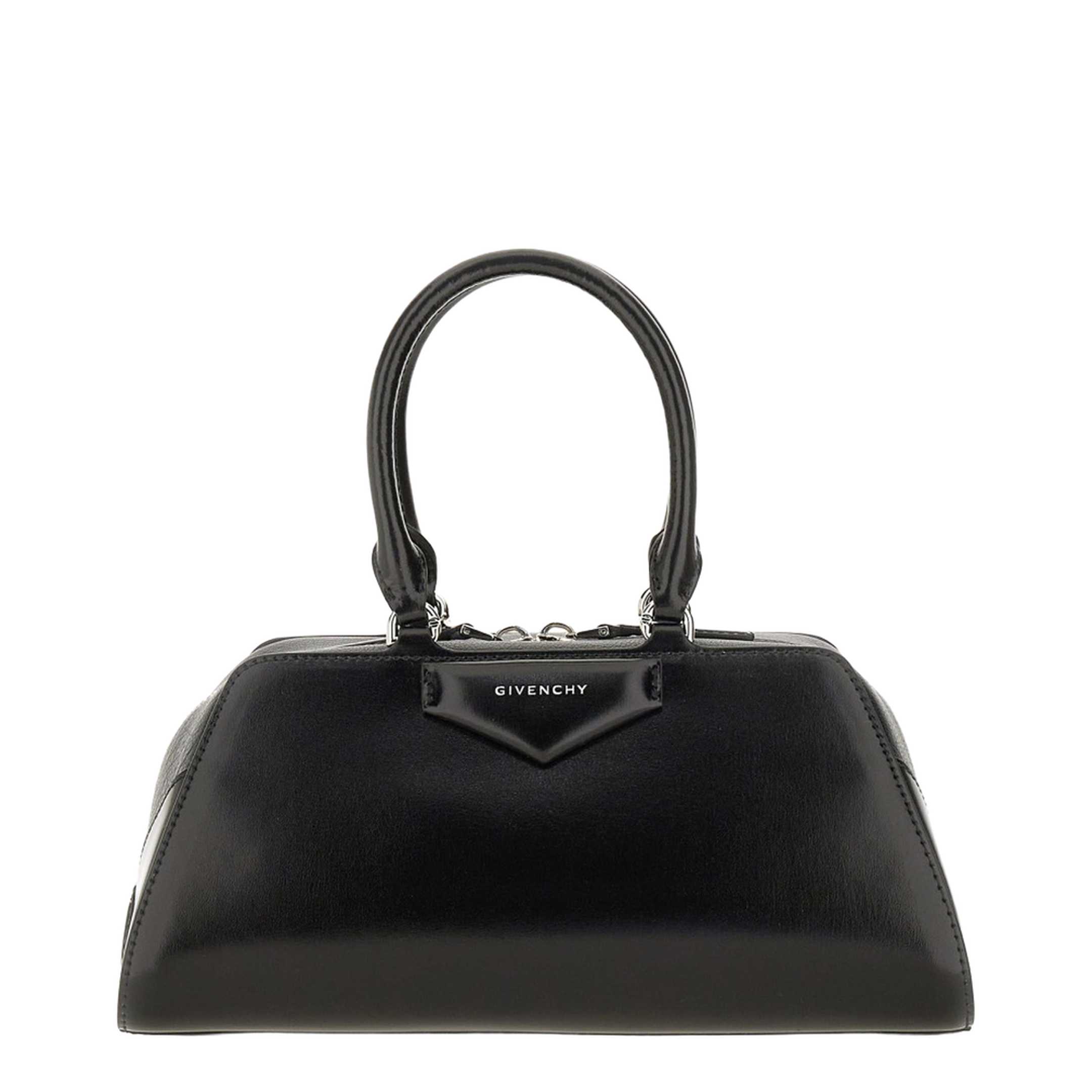 Small Antigona East-West Bag in Box Leather - Image 1