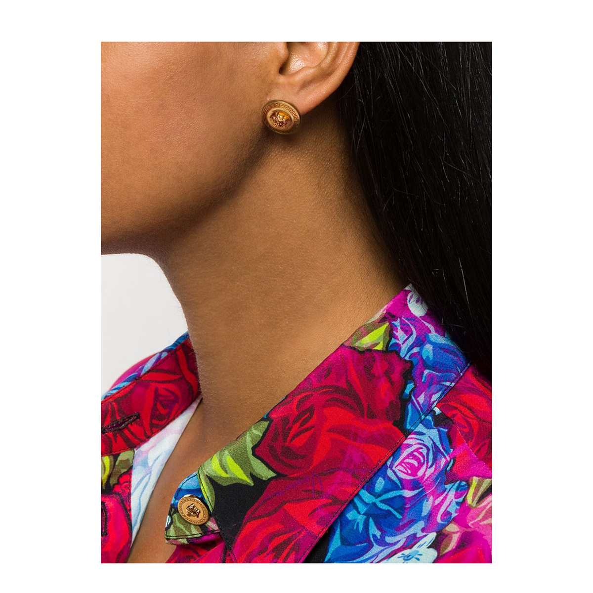 Medusa Circular Earrings - Image 1