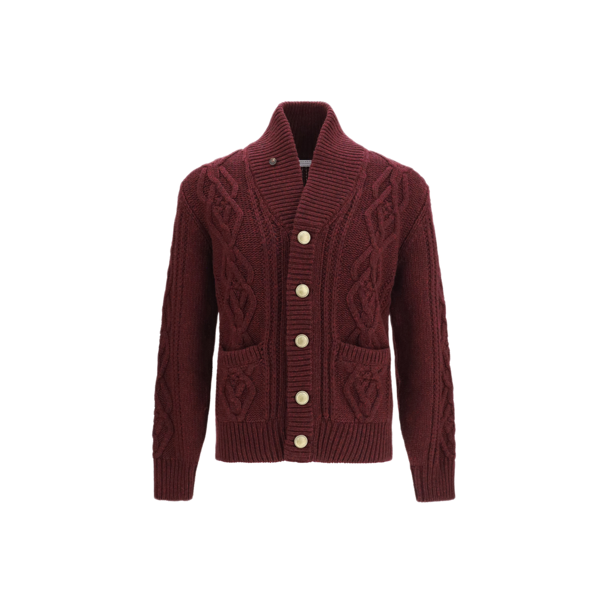Cable Knit Cashmere Cardigan - Image 1