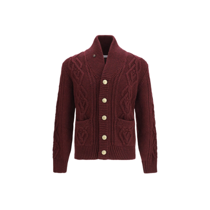 Cable Knit Cashmere Cardigan - Image 1