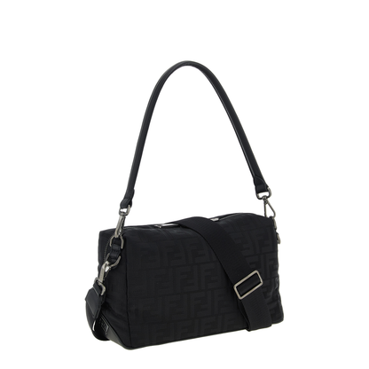 Medium Fabric Black Bag - Image 2