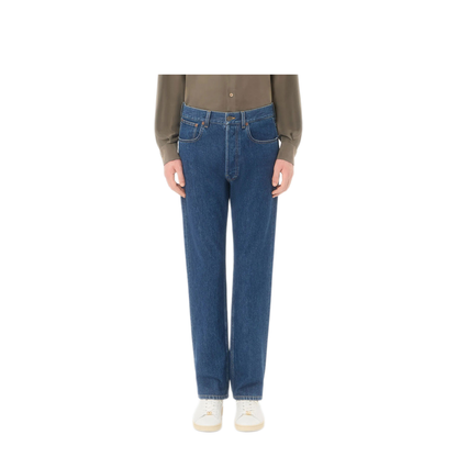 Denim Trousers with Vgold - Image 2