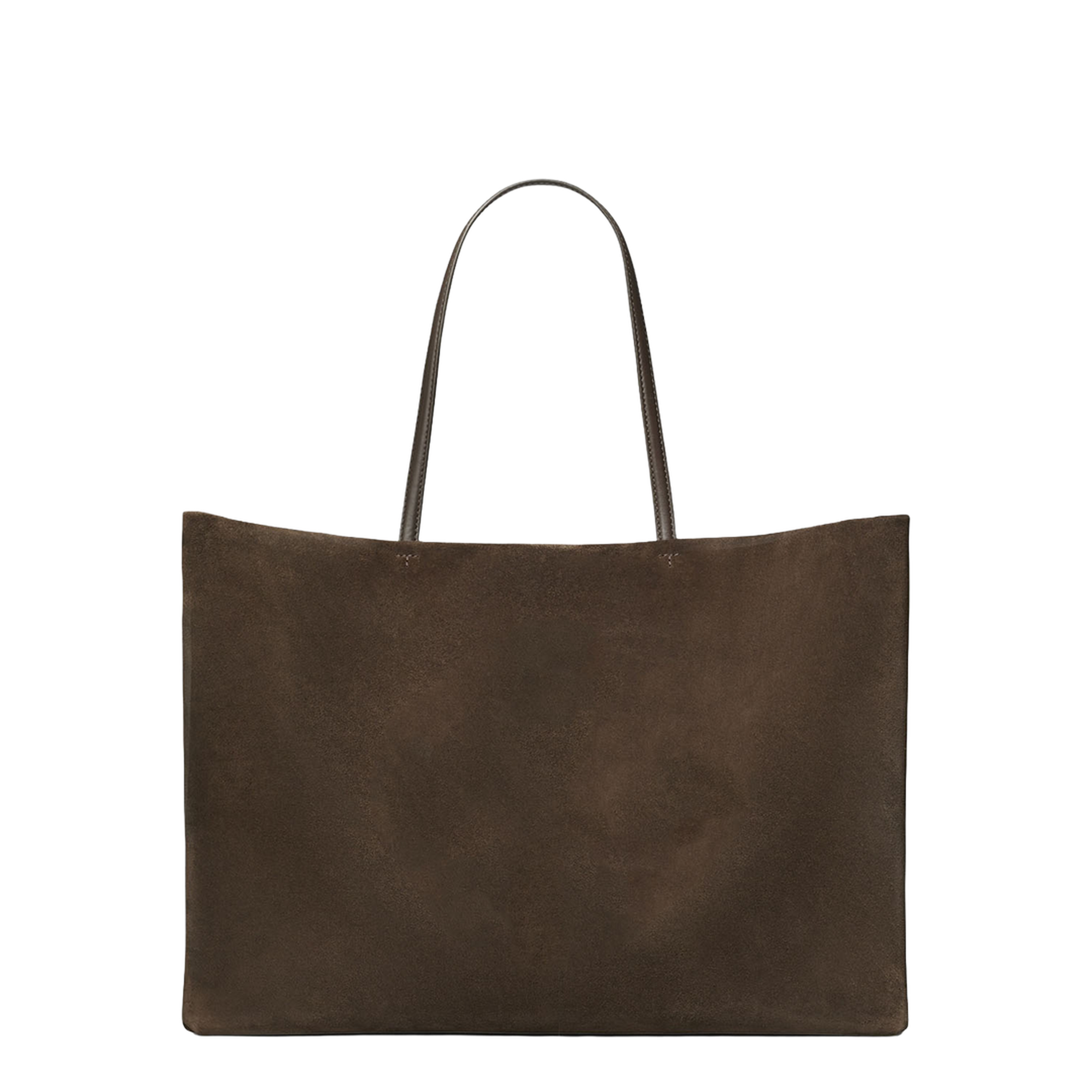 Ella Suede Tote Bag Brown - Image 3