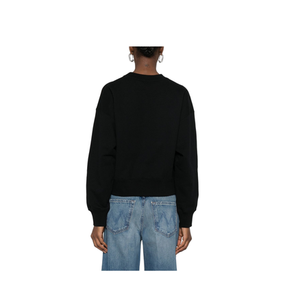 Long Sleeve Crew-Neck Boxy Sweater - Image 4