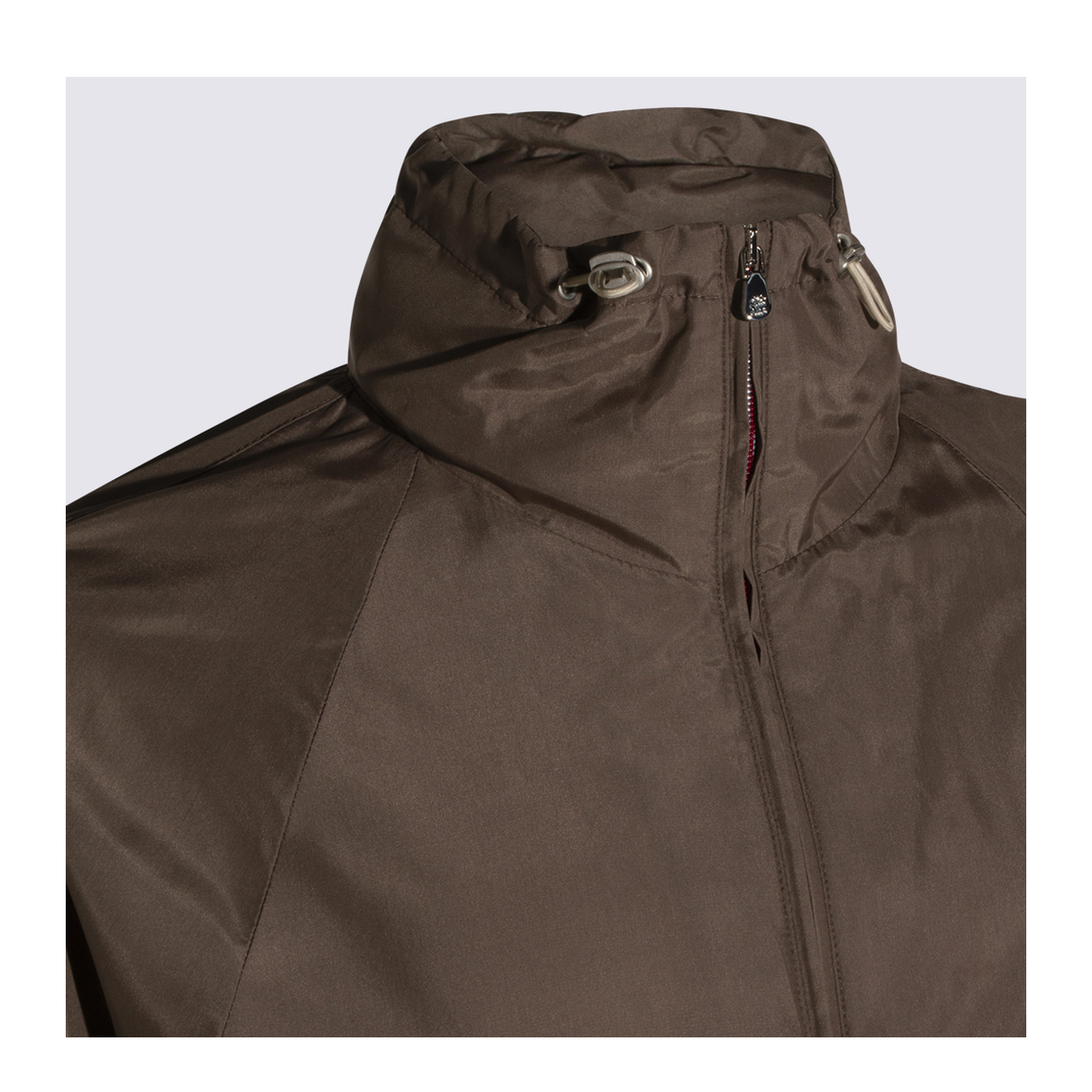 Unlined Jacket in Membrane Silk - Image 8