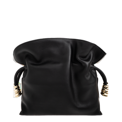 Flamenco Mini Calfskin Clutch - Black - Image 3