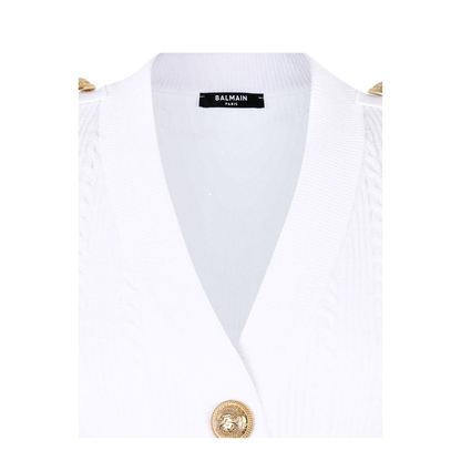 Ribbed And Braided Cardigan - Image 2