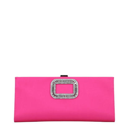 Pilgrim Buckle Clutch Satin - Image 1