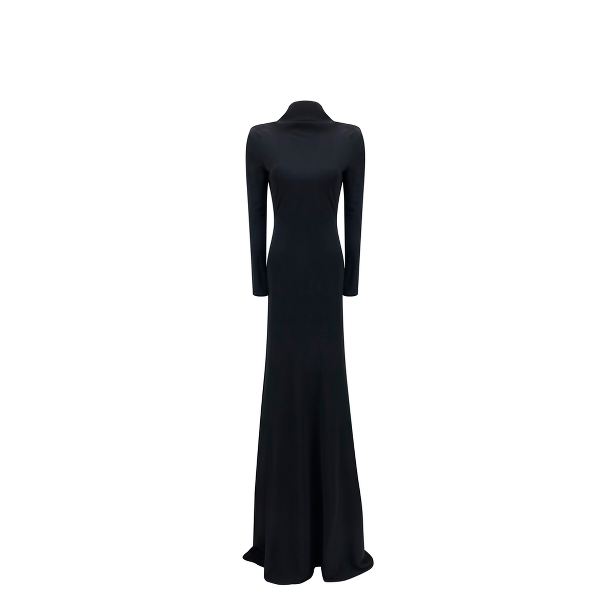 Long Evening Dress With Long Sleeves - Image 1