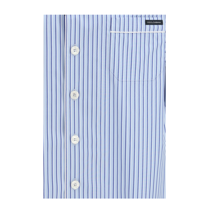 Striped Poplin Hawaii Shirt - Image 3