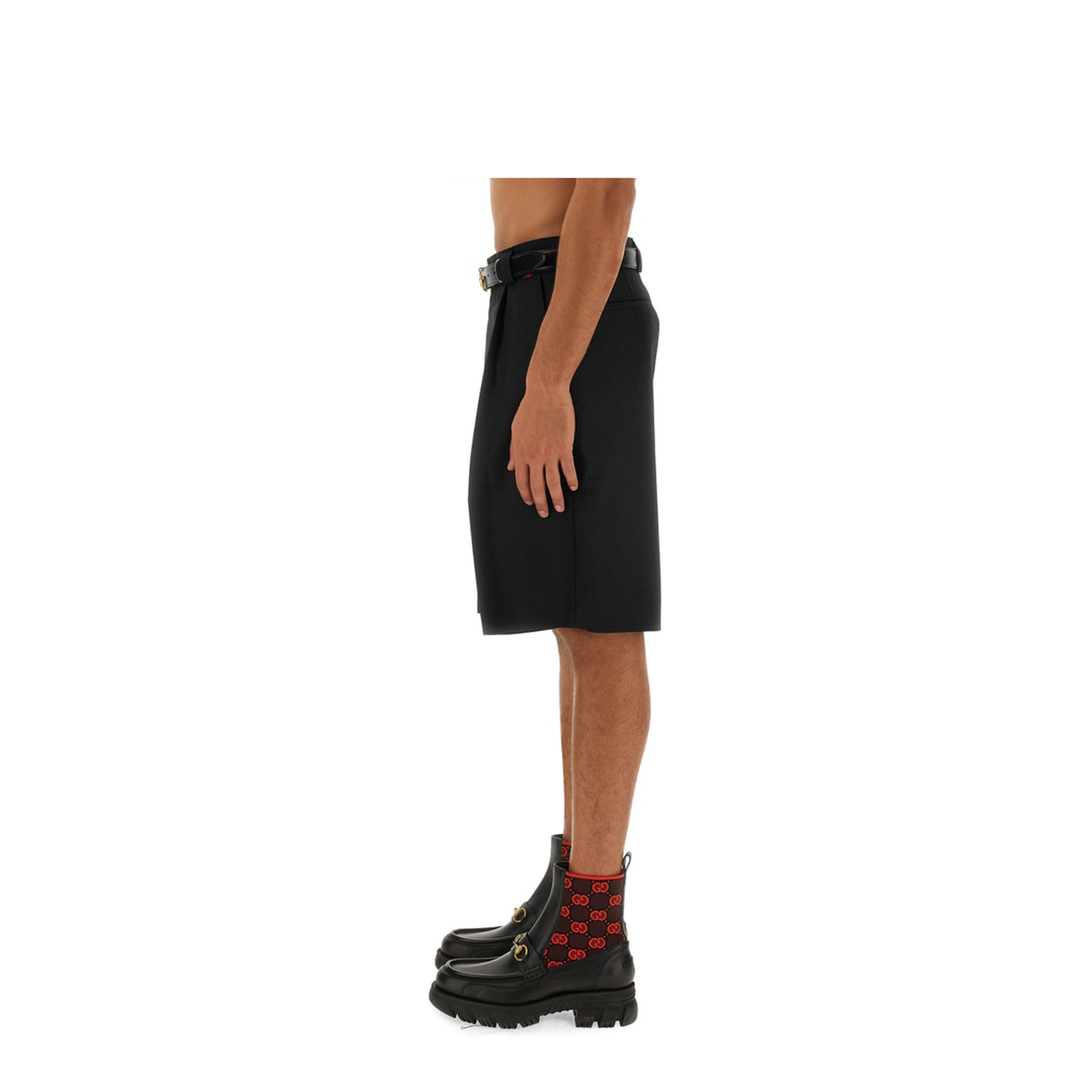 Shorts in wool blend - Image 4