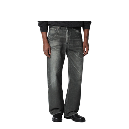 Black Jeans with Aurora Print - Image 1